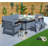 Ledjona 5 - Person Patio Conversation Set with Cushions