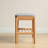 (Beige) Natural Solid Wood Shoe Bench, Mid-Century Modern Storage Bench With High Rebound Sponge Cushion For Entryway And Living Spaces