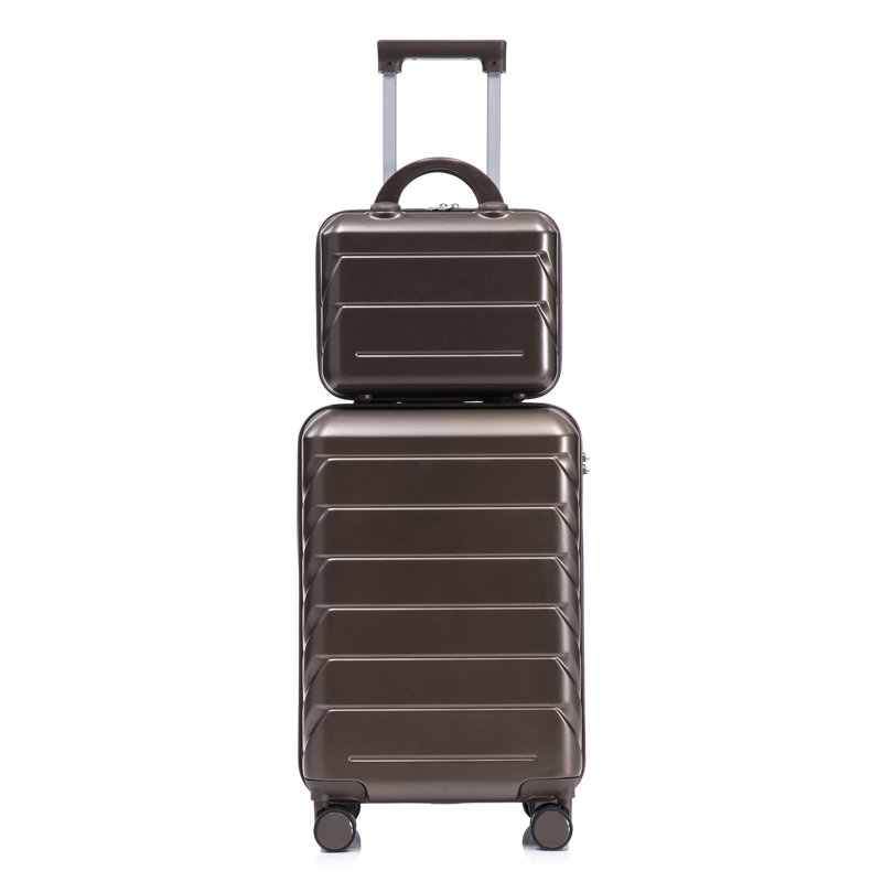 14 "/ 20" 2 pièces / ensemble en valise à roulettes ABS
