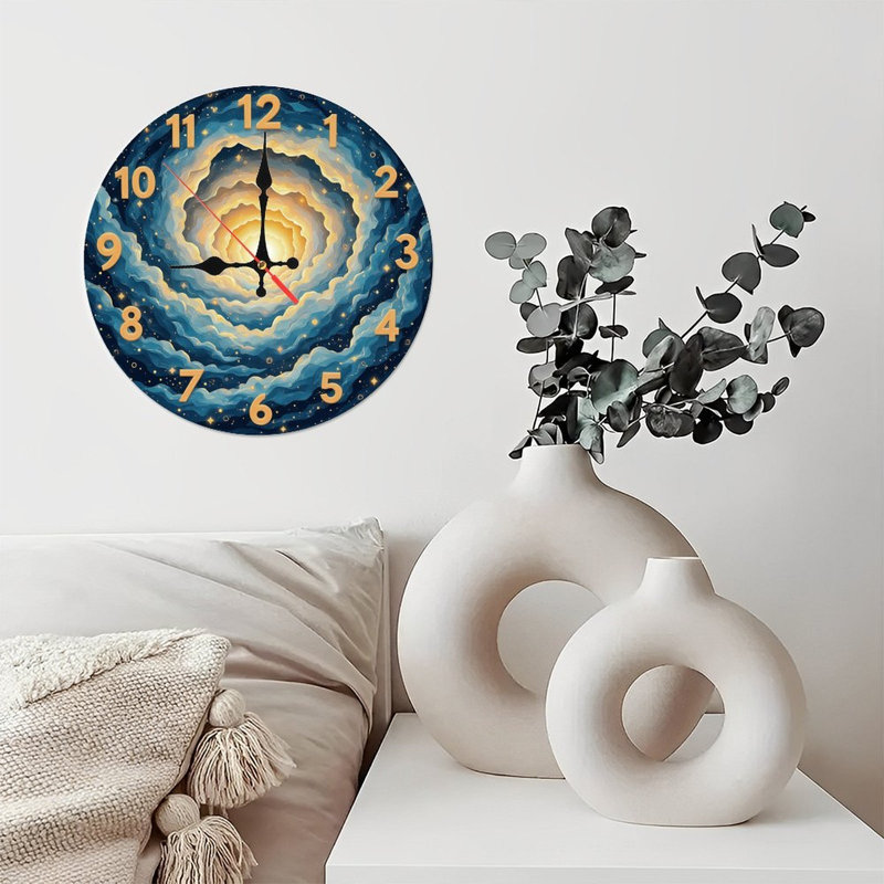 Horloge sur tourbillon cosmique