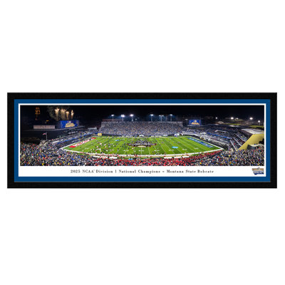 2025 NCAA Division I Football Champions, Montana State Bobcats - Unframed