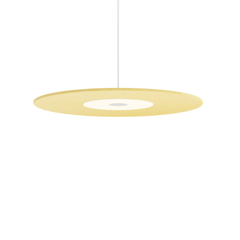 Yurei 1 - Light LED Pendant, Light Marble, Matte White