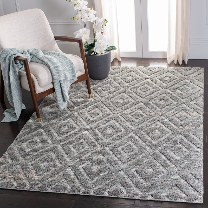 Tapis à poils longs Martha Stewart Lucia, Rectangle 4pi x 6 pi