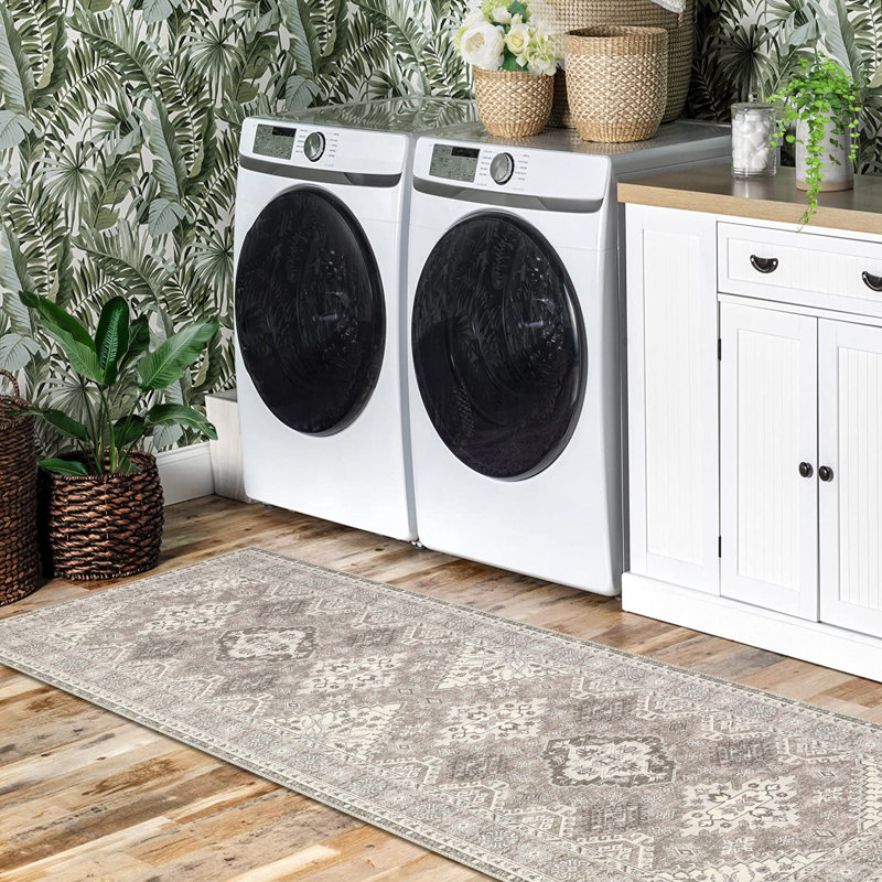 Tapis Daejanay avec envers antidérapant, Tapis de couloir 2 pi x 6 pi