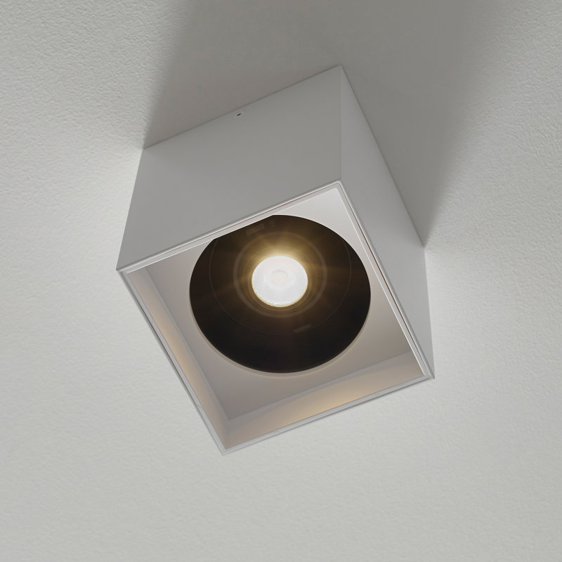 Exo 1 - Light LED Flush Mount, 2700K, Matte White/Matte White