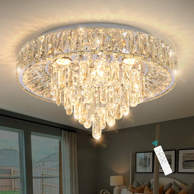 Modern Dimmable Crystal Chandelier