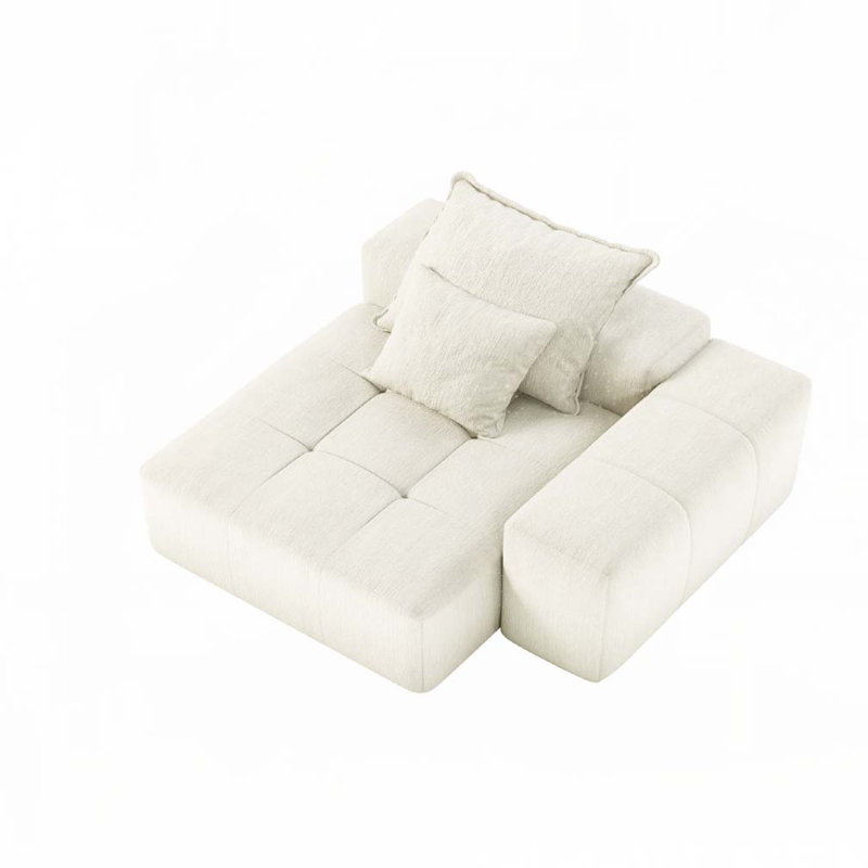Canapé modulaire surdimensionné Boneless, Beige