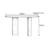 Wabi-Sabi Style Entryway Console Table