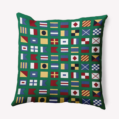 Nantucket Indoor/Outdoor Reversible Throw Pillow