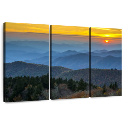 Kerrick Blue Ridge Mountains, coucher de soleil