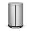 Corbeille à déchets en acier inoxydable 1,6 gallon