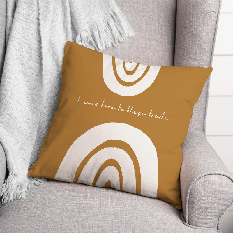Abstract Throw Pillow