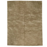 Hand Knotted Area Rug in Gold