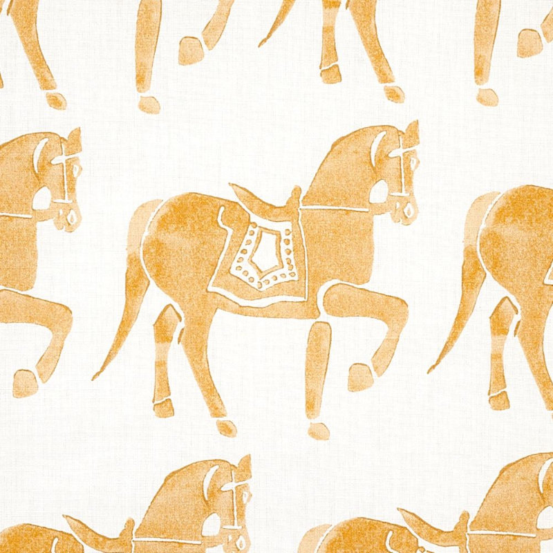 Tissu Schumacher x Molly Mahon Marwari, Moutarde