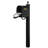 Classic Aluminum Post Mounted Mailbox with Magnetic Closure
