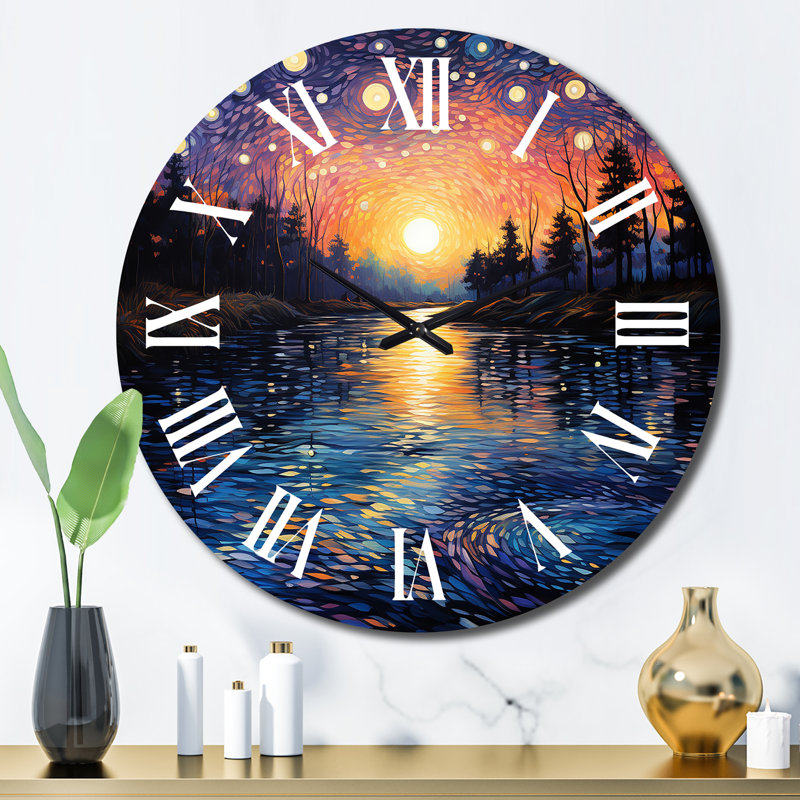 Horloge murale Vangogh, Grand