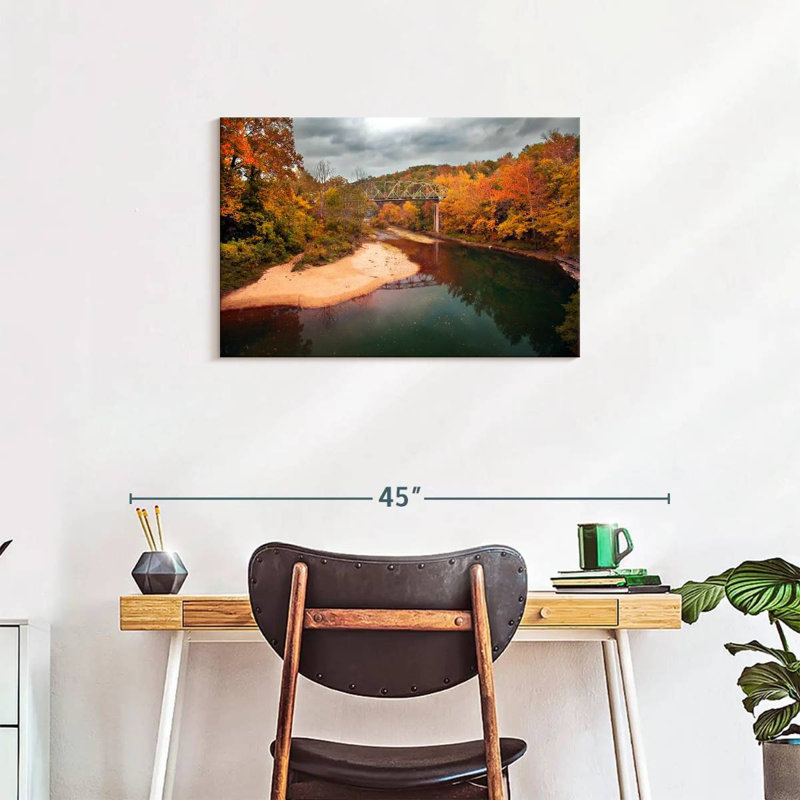 Alvord Buffalo River Autumn, H 20 po x l 30 po