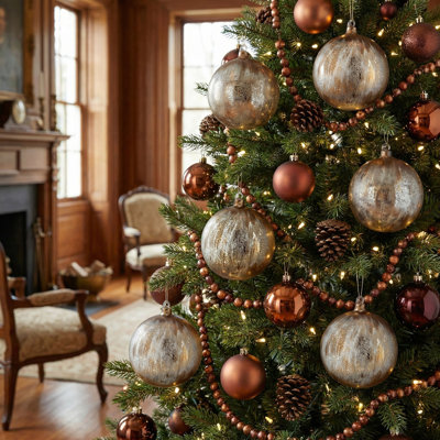 5" Antique Glass Ball Ornament
