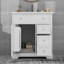 Meuble-lavabo 30 po avec comptoir, porte et deux tiroirs