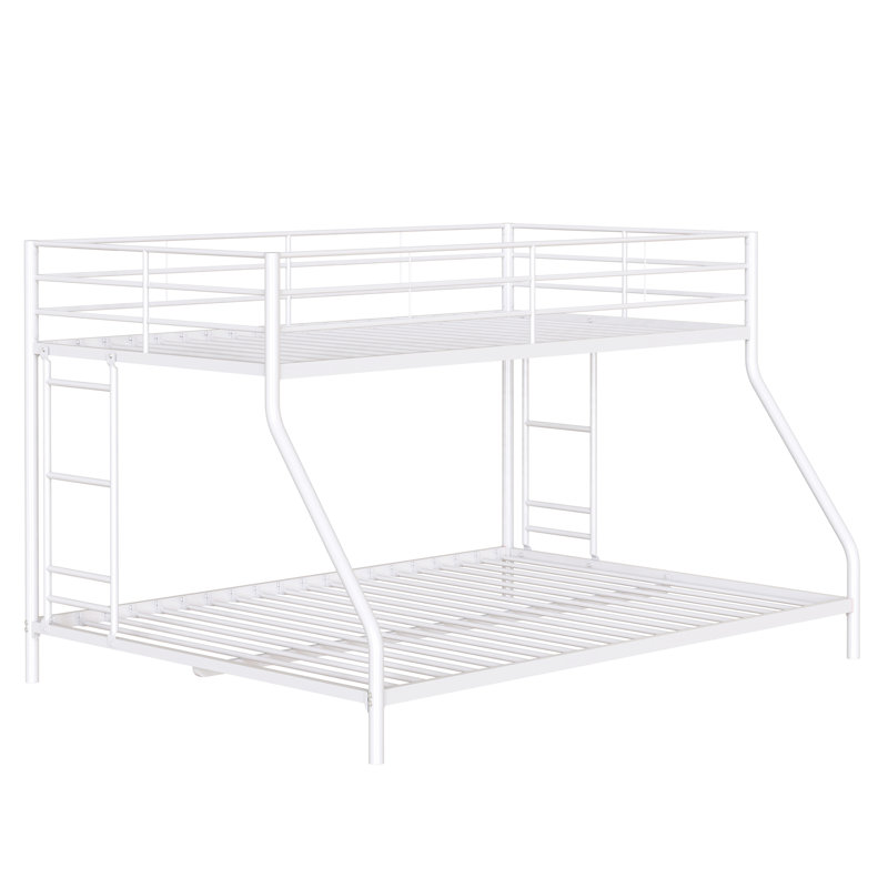 Lit superposé simple au-dessus de double Jefferson par Mack & Milo ™, Blanc