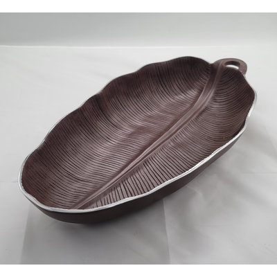 Assiette décorative Altrud fabriquée à la main en étain