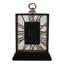 Horloge de table décorative rectangulaire en métal pour décoration intérieure-1055219441