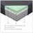 11Inch Mattress Green Tea Gel-Infused Memory Foam Mattress, Gray, Mattress In A Box-1519299321