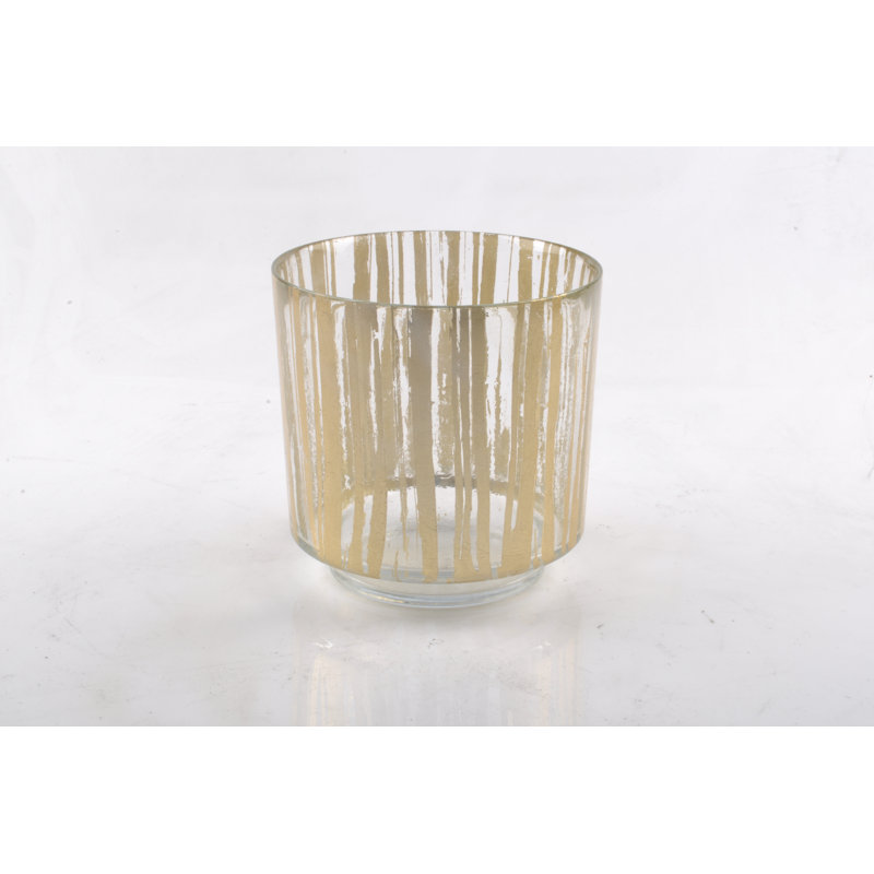 Porte-votive de table en verre, H 6 po x l 6 po x P 6 po