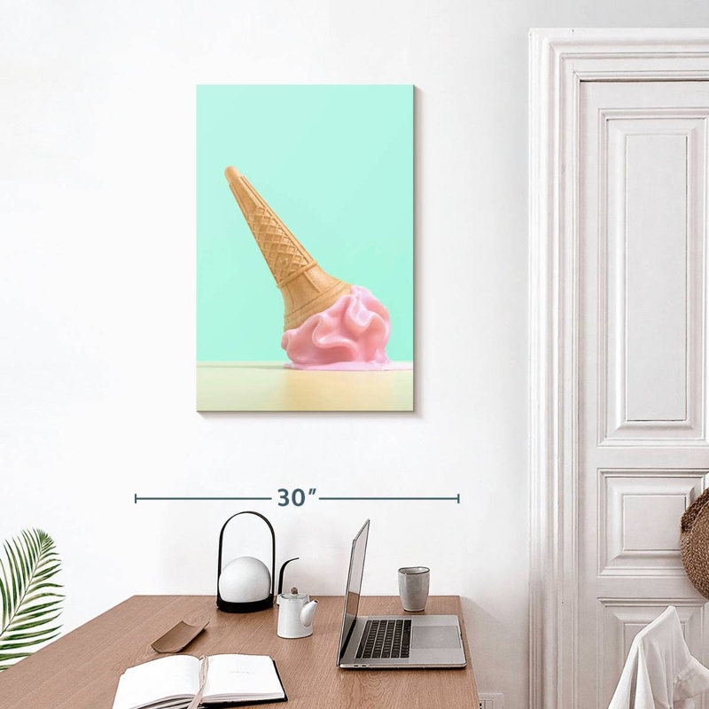 Yarlin Ice Cream Cone Spill, 30" H x 20" W