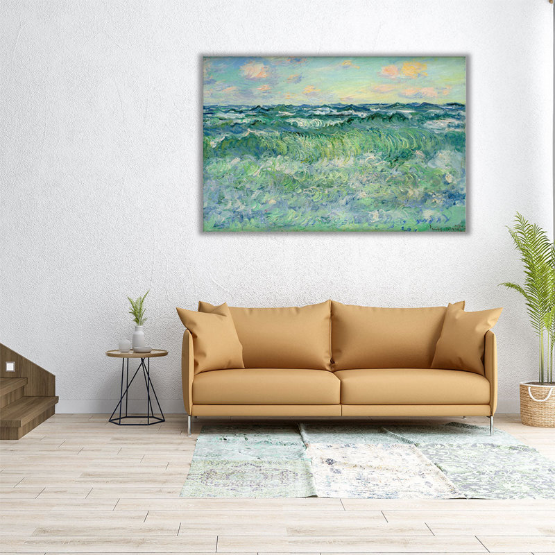 Marine Pourville, 1881 - reproduction d'art sur toile, H 24 po x l 36 po