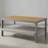 Coffee Table - Outdoor Coffee Table With Storage, Steel Frame Patio Side Table, Boho Modern Design For Garden, Backyard, Balcony, Bone Color-1956905993