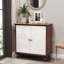 Armoire d'appoint en bois massif Catrinel-377992157