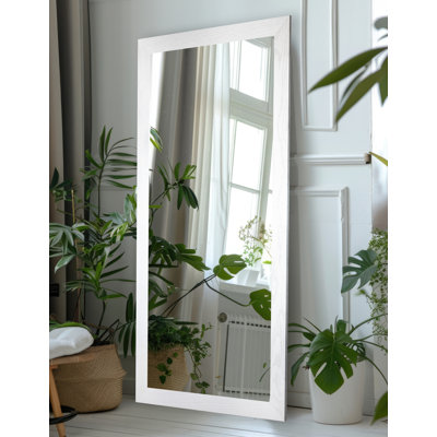 Ebern Designs Ozark Hardwood Mirror Red Oak
