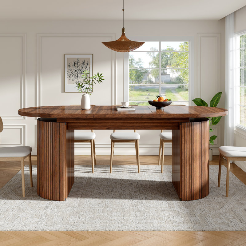 Extendable Dining Table, Brown