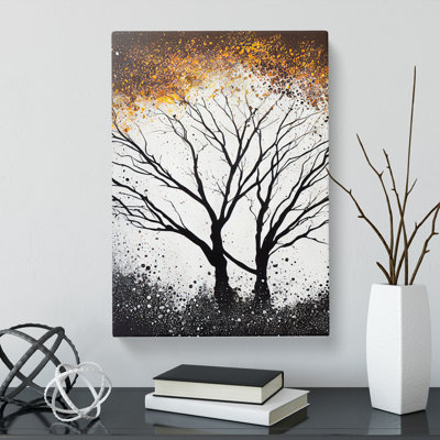 Oak Tree Splatter Vol.2 - Wrapped Canvas