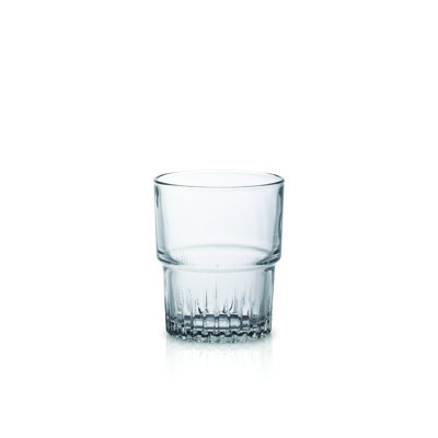 Ensemble de 6 verres empilables transparents