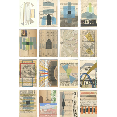 Mid Century Grid I by Nikki Galapon - Graphic Art