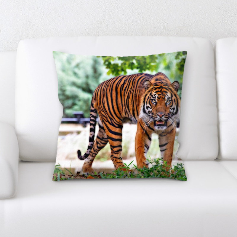 Coussin décoratif tiger sumatran