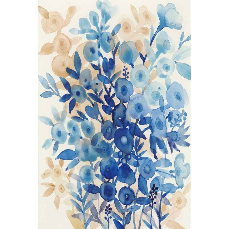 Bleuet floral II, H 18 po x l 12 po