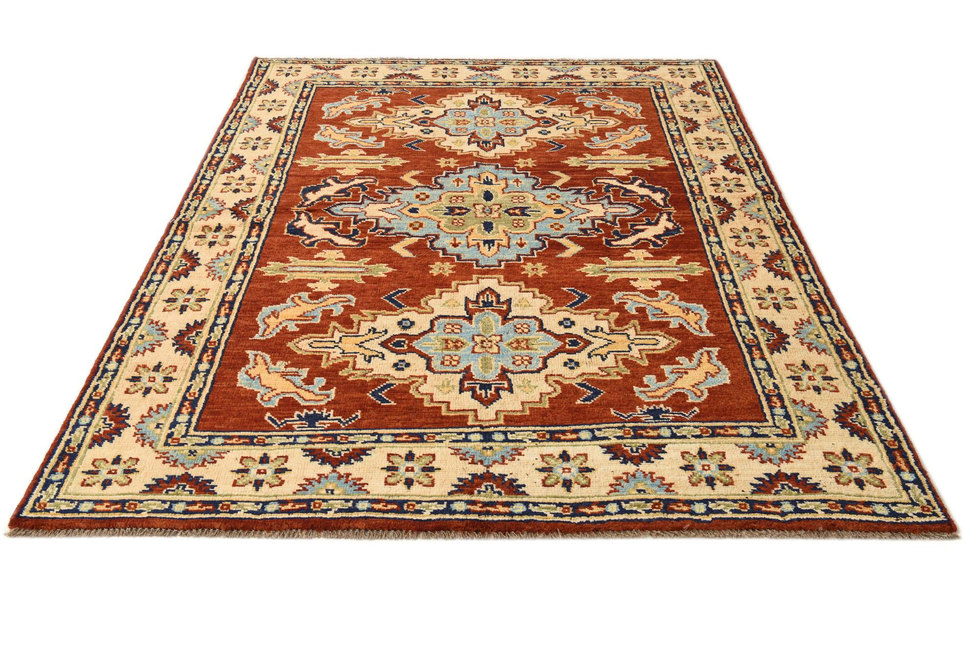 Isabelline 5x8 Peters Rust Red Rug | Wayfair