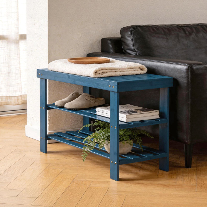 Banc de rangement Babb, Navy Blue