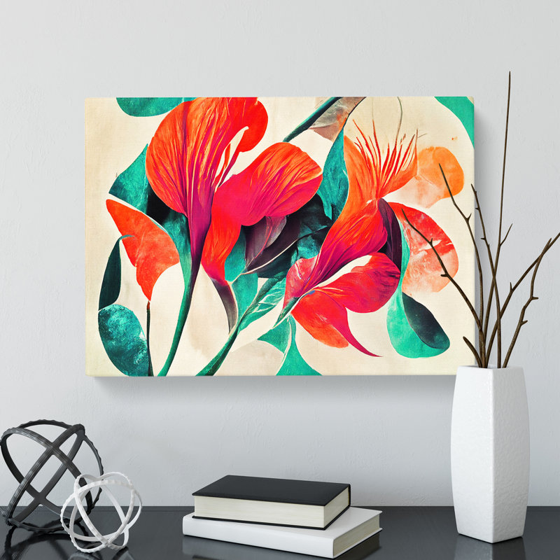 Flower Abstract Vol.3 - Wrapped Canvas