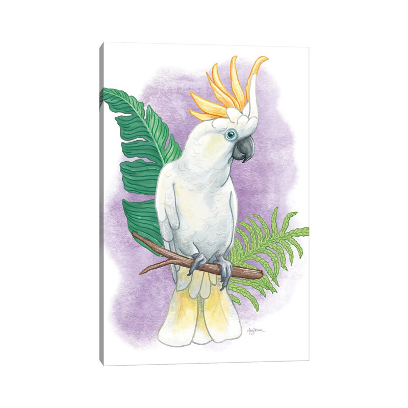 Tropical Flair III by Mary Urban - Wrapped Canvas Painting, 101.6 cm H x 66.04 cm W x 3.175 cm D