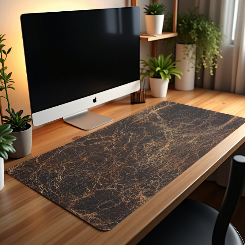 Polyester Desk Pad, 14.4x12.1