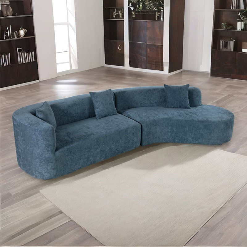 Canapé modulaire Rohrersville, Bleu