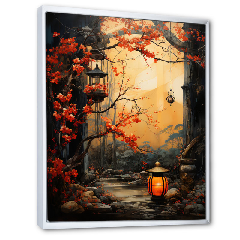 «Art», impression sur toile japonaise, H 40 po x l 30 po x P 1,5 po, Cadre flottant blanc