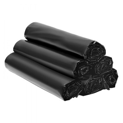 Contractor Trash Bags, 40-45 Gallon Heavy Duty Contractor Trash Bags, 1.7 MIL Thick Large Black Industrial Garbage Bag, Big Garbage Bag, for Commercial, Household and Industrial Use