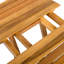 Table de bout en bois pliable à longueur réglable, finition, surface lisse, pour endommager les rayures
