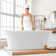 67'' x 31'' Freestanding Soaking Acrylic Bathtub