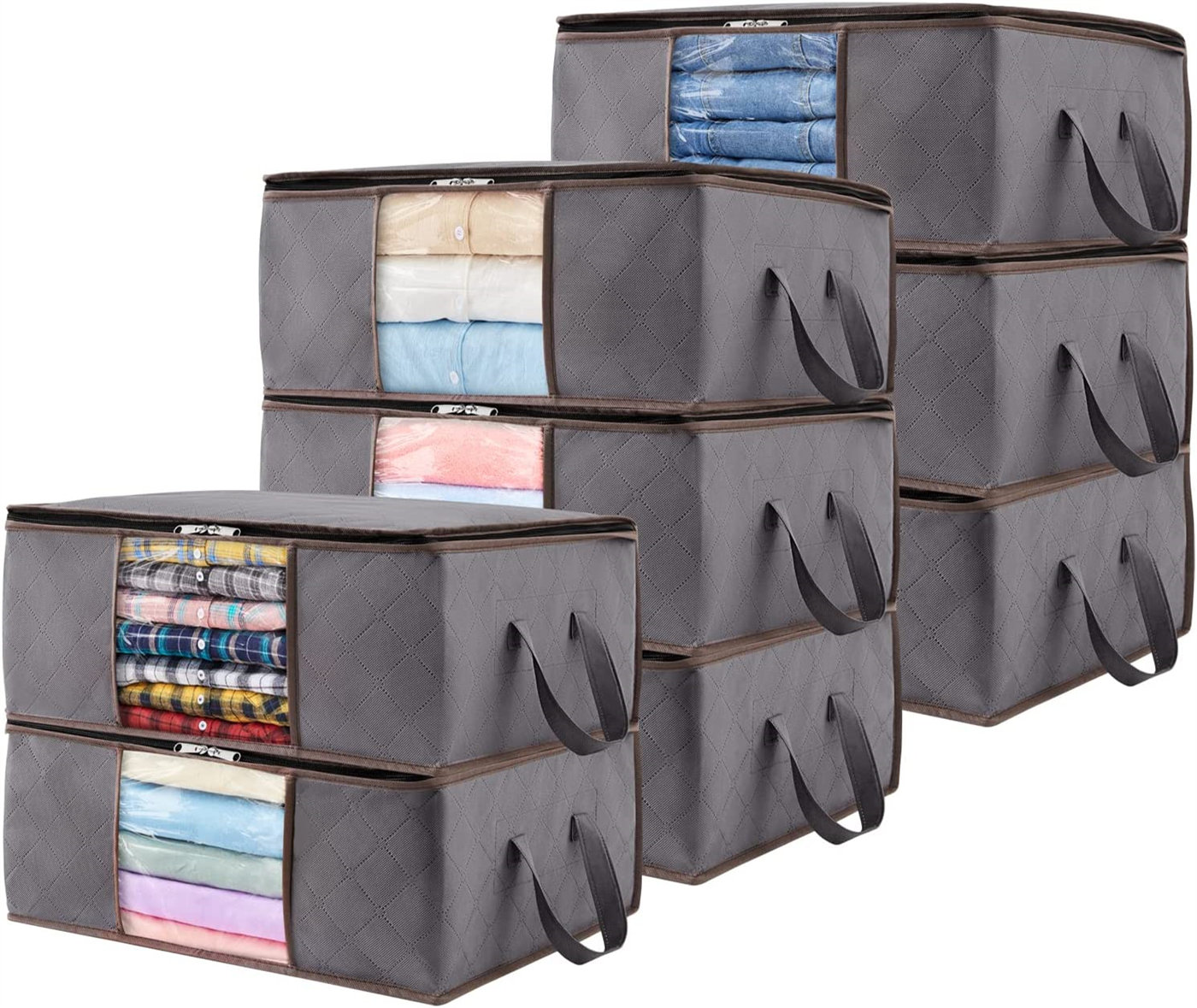 Fabric Storage Box - Set of 8